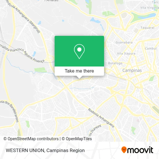 WESTERN UNION map