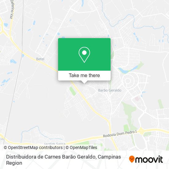 Distribuidora de Carnes Barão Geraldo map