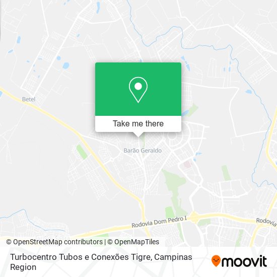 Turbocentro Tubos e Conexões Tigre map