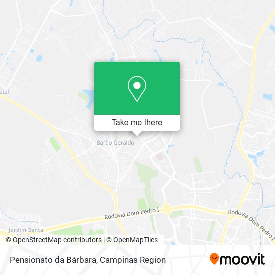 Pensionato da Bárbara map