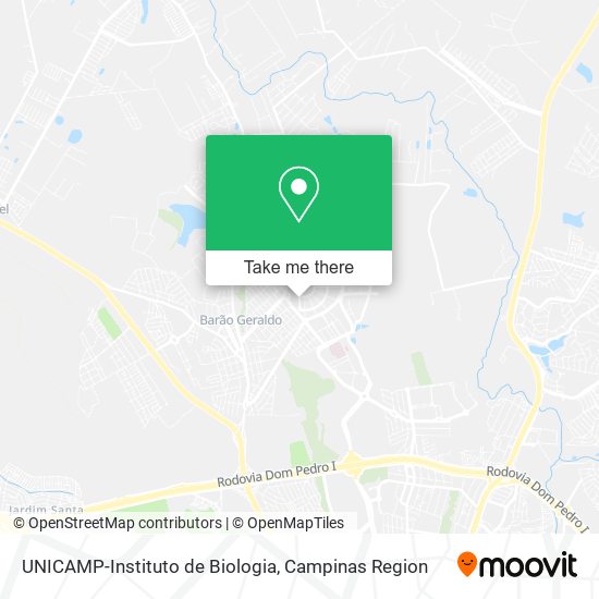 UNICAMP-Instituto de Biologia map