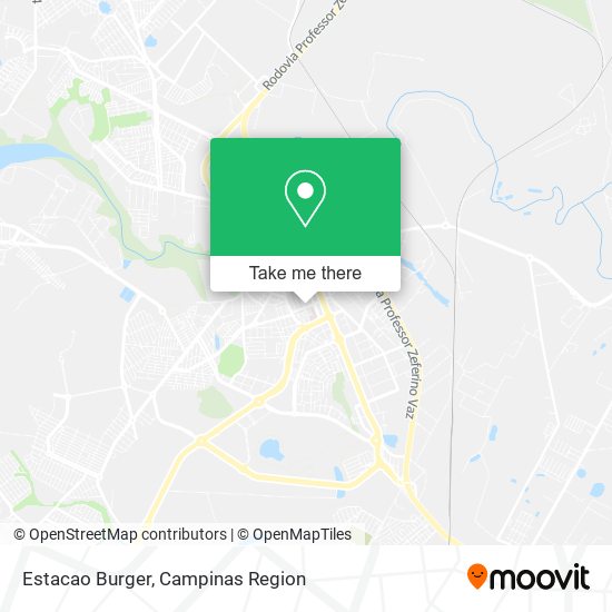 Estacao Burger map