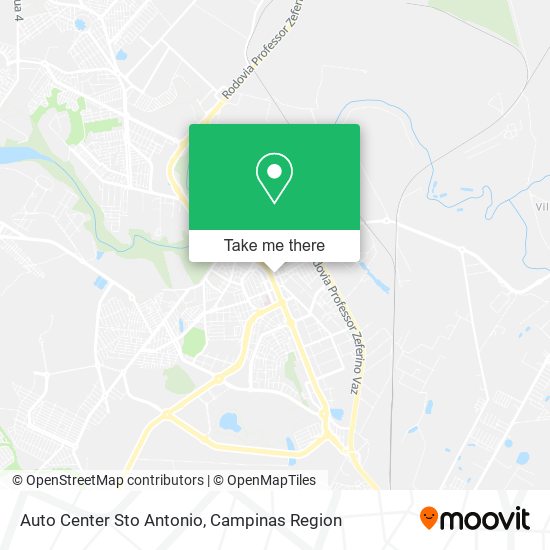 Auto Center Sto Antonio map