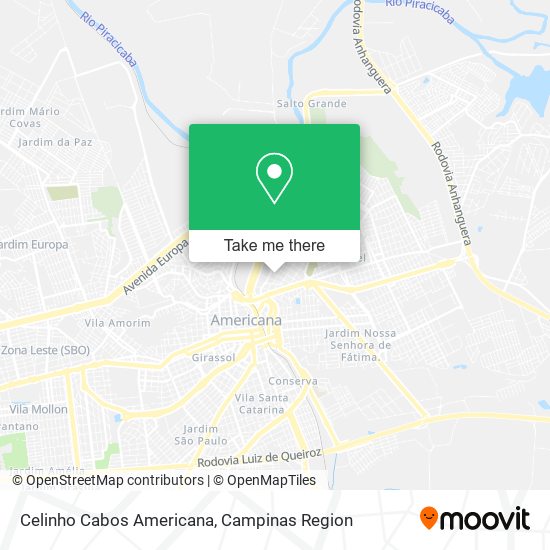 Celinho Cabos Americana map