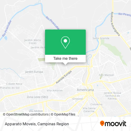 Apparato Moveis map