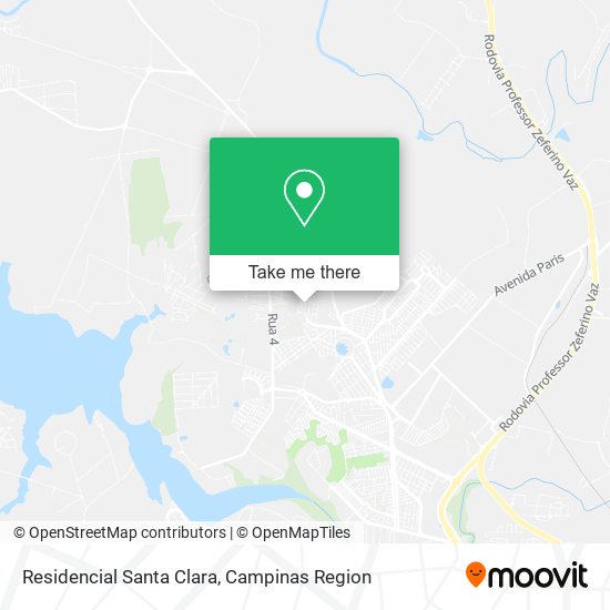 Residencial Santa Clara map