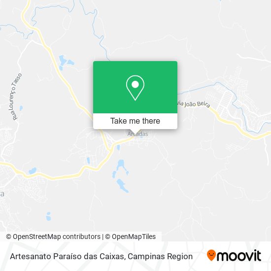 Artesanato Paraíso das Caixas map