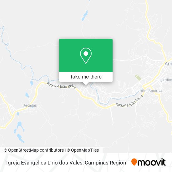 Igreja Evangelica Lirio dos Vales map