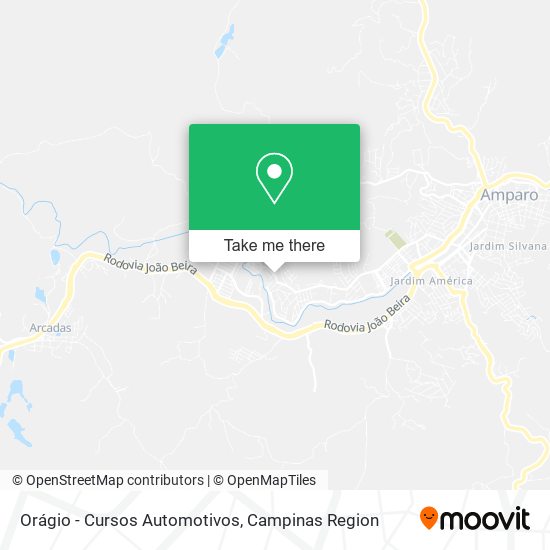 Mapa Orágio - Cursos Automotivos