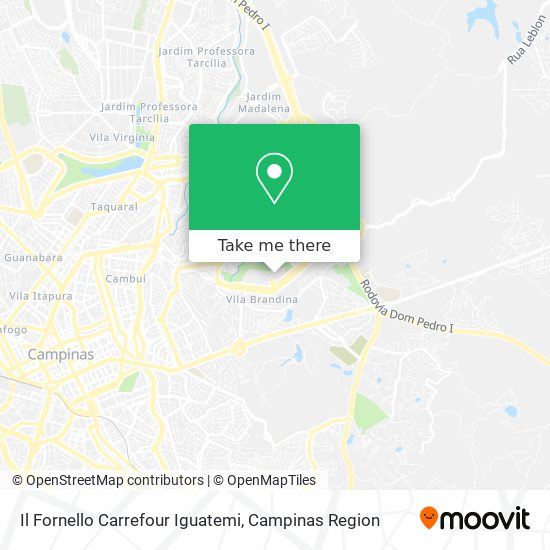 Il Fornello Carrefour Iguatemi map