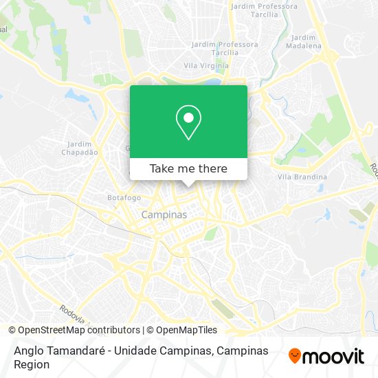 Anglo Tamandaré - Unidade Campinas map