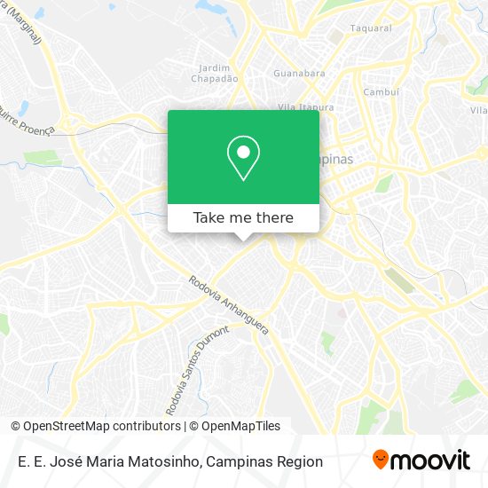 E. E. José Maria Matosinho map