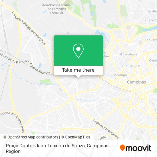 Praça Doutor Jairo Teixeira de Souza map