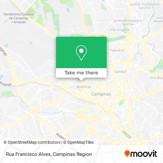 Mapa Rua Francisco Alves