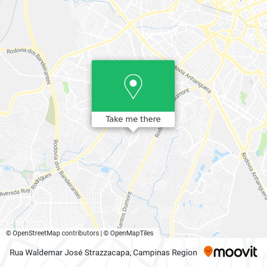 Mapa Rua Waldemar José Strazzacapa
