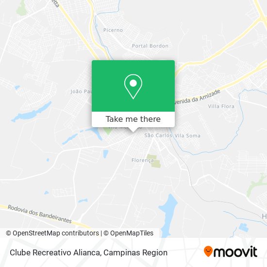 Clube Recreativo Alianca map