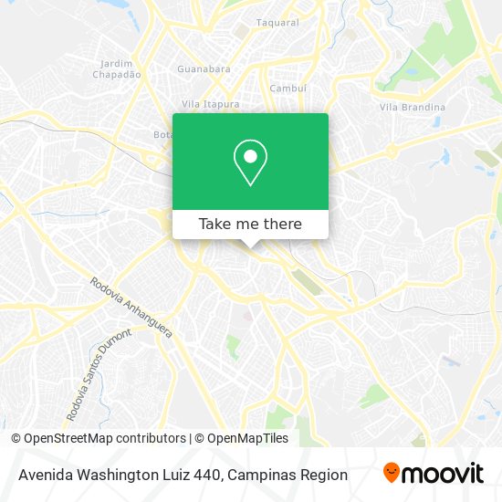 Mapa Avenida Washington Luiz 440