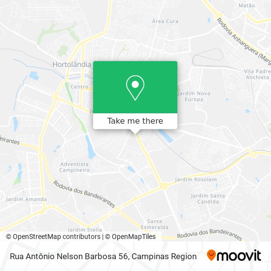 Mapa Rua Antônio Nelson Barbosa 56