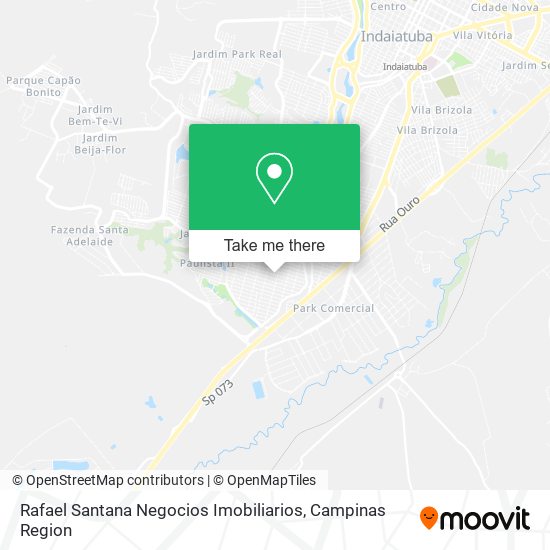 Mapa Rafael Santana Negocios Imobiliarios