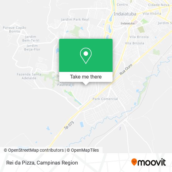 Rei da Pizza map