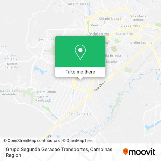 Grupo Segunda Geracao Transportes map