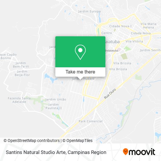 Santins Natural Studio Arte map