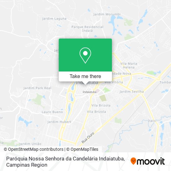 Paróquia Nossa Senhora da Candelária Indaiatuba map