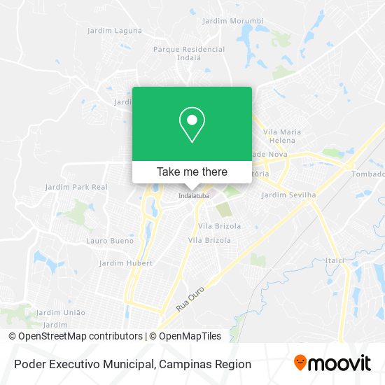 Mapa Poder Executivo Municipal