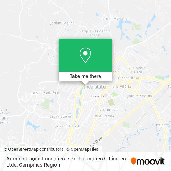 Mapa Administração Locações e Participações C Linares Ltda