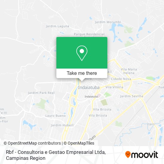 Rbf - Consultoria e Gestao Empresarial Ltda map