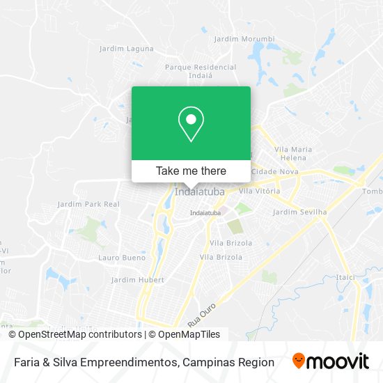 Mapa Faria & Silva Empreendimentos