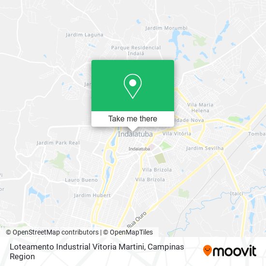 Loteamento Industrial Vitoria Martini map