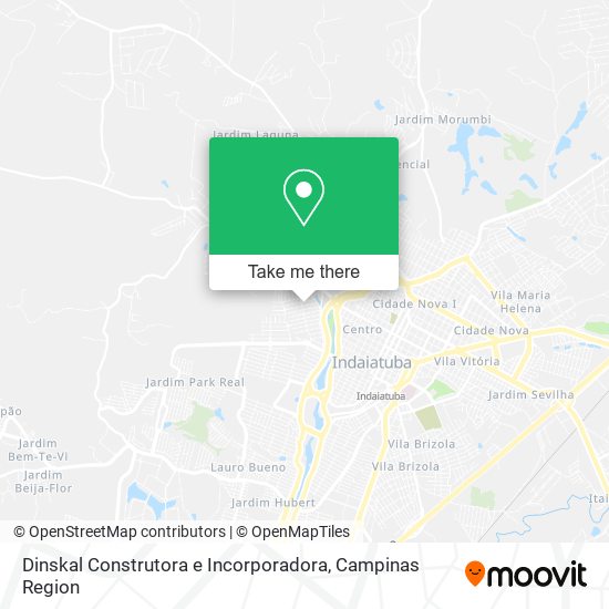 Mapa Dinskal Construtora e Incorporadora