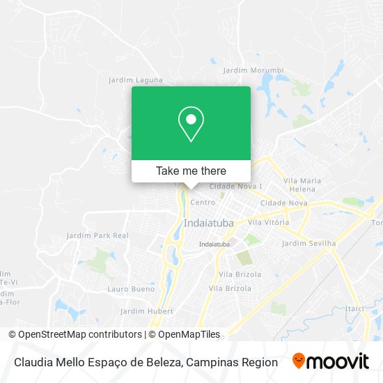Claudia Mello Espaço de Beleza map