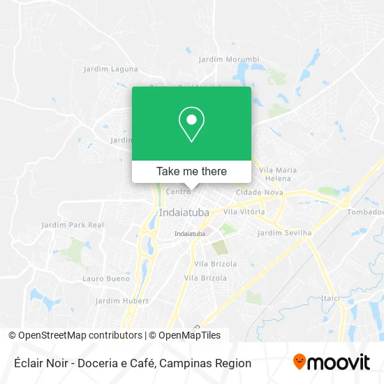 Éclair Noir - Doceria e Café map