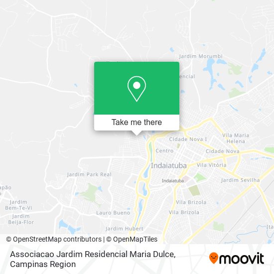 Associacao Jardim Residencial Maria Dulce map