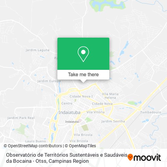 Observatório de Territórios Sustentáveis e Saudáveis da Bocaina - Otss map