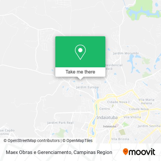 Maex Obras e Gerenciamento map