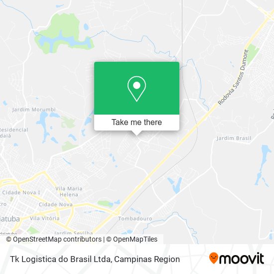 Mapa Tk Logistica do Brasil Ltda