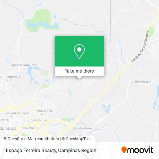 Espaço Ferreira Beauty map