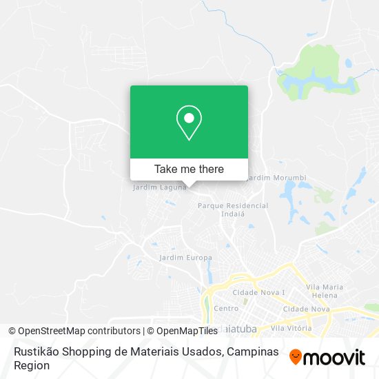 Rustikão Shopping de Materiais Usados map