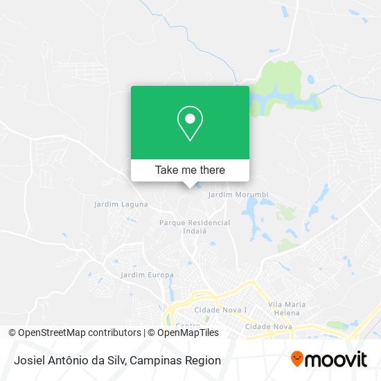 Josiel Antônio da Silv map