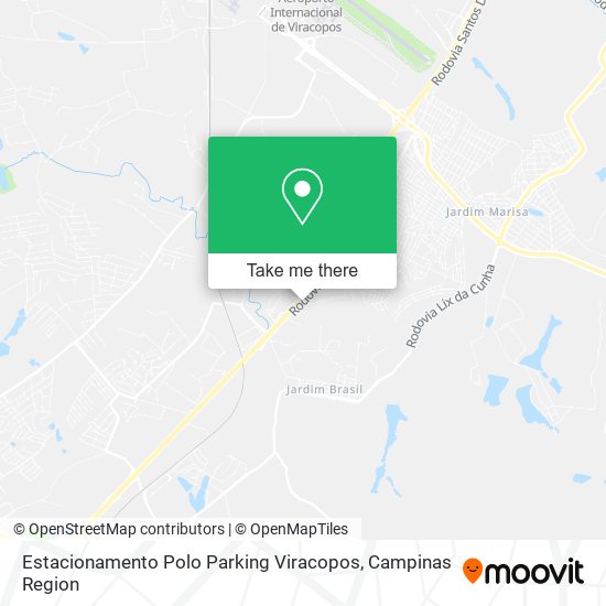 Estacionamento Polo Parking Viracopos map
