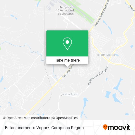 Estacionamento Vcpark map