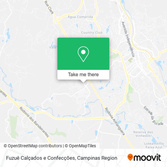 Fuzuê Calçados e Confecções map