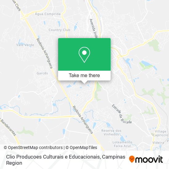 Clio Producoes Culturais e Educacionais map