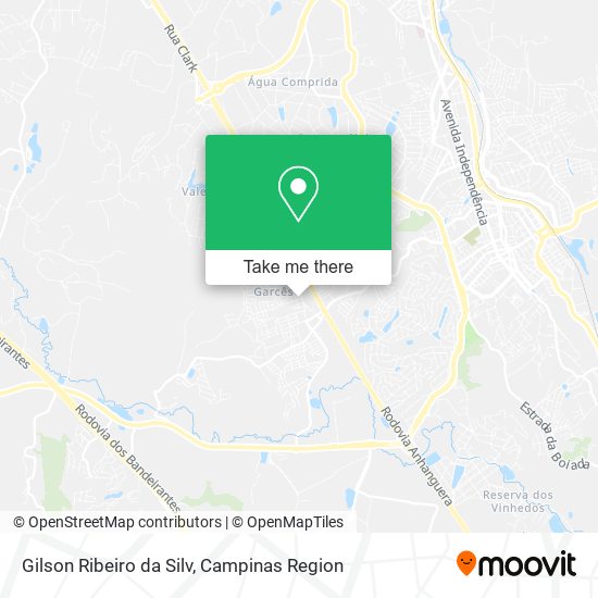 Mapa Gilson Ribeiro da Silv