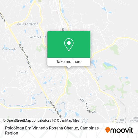 Psicóloga Em Vinhedo Rosana Chenuc map