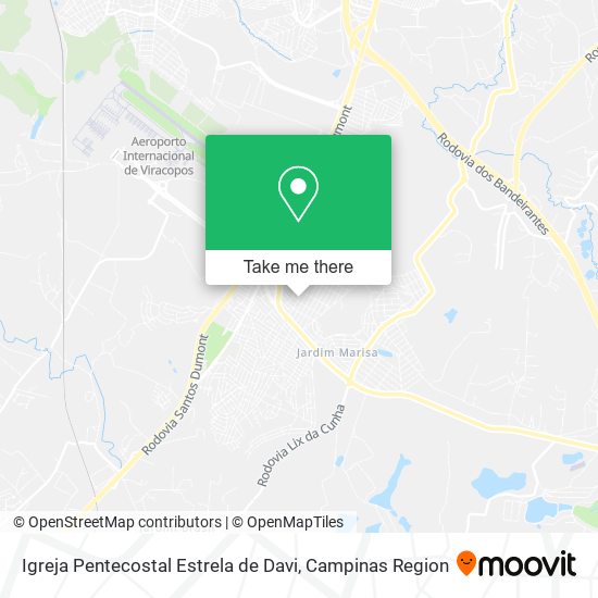 Igreja Pentecostal Estrela de Davi map
