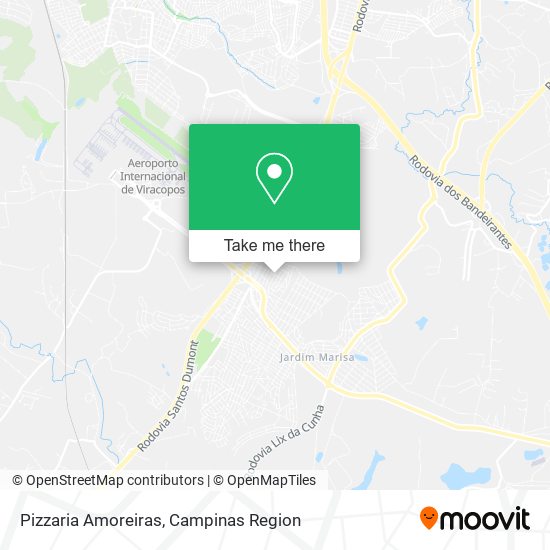 Pizzaria Amoreiras map